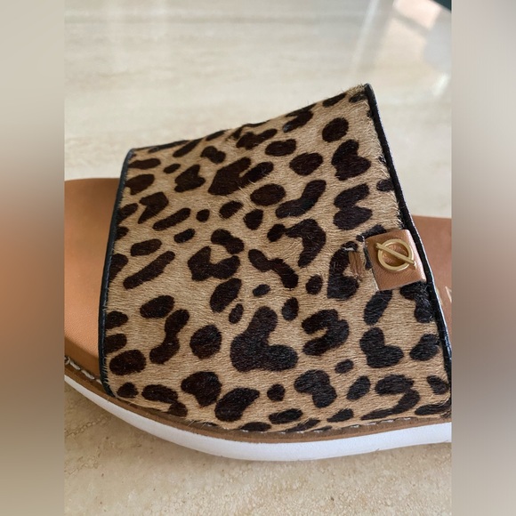 COLE HAAN ZERO GRAND Slip-On Sandal | Ocelot Leather Calf Hair | Size 6 - Picture 11 of 11